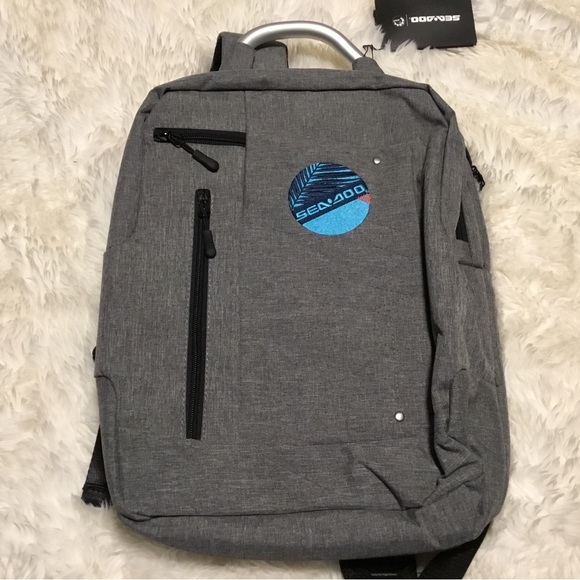 NEW Seadoo Modern Day Backpack Laptop Gray - Picture 4 of 10